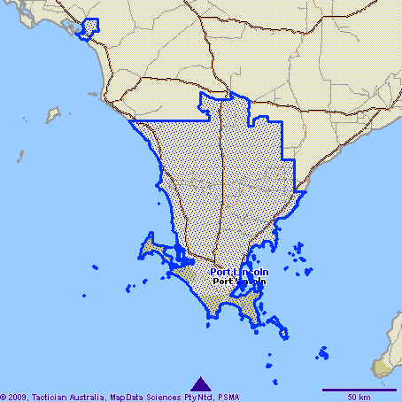 Port Lincoln Map